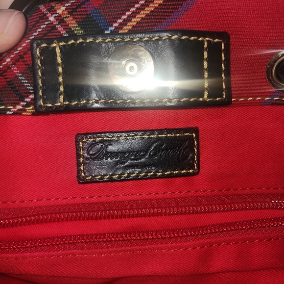 ☆Dooney & Bourke Red Plaid Tote Handbag☆ - Picture 8 of 8